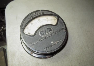 Vtg Weston Voltmeter Volt AC Model 260 patent Aug 12 1913 Retro steampunk - Picture 1 of 14