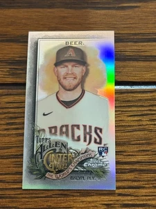 Mini refractor cromado Allen & Ginter Seth Beer 2022 #162 novato radiocontrol Diamondbacks - Imagen 1 de 2