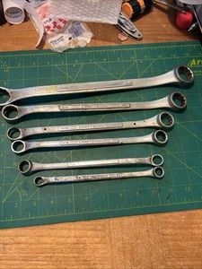 Vintage Craftsman 6 pc =V= series SAE Double Box end wrench set 3/8 to 1 “ - Picture 1 of 6