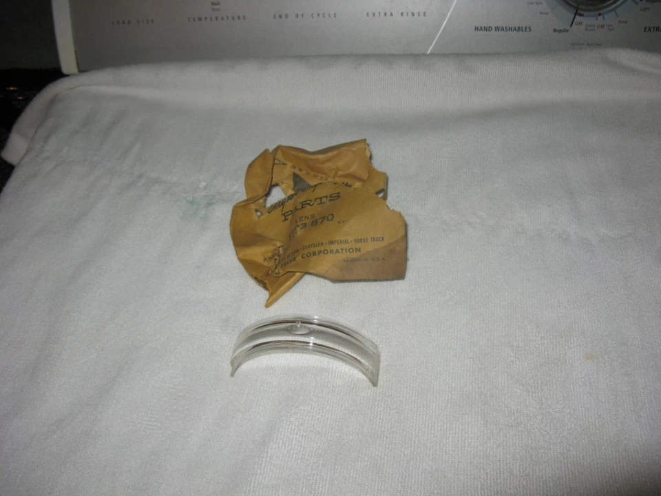 NOS Mopar 1950's-60's Dodge Truck License Lens - Image 1 of 1