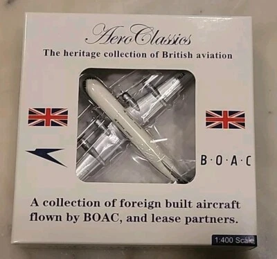 AeroClassics 1:400 BOAC British Airways  G-AOIO Heritage Collection Store Stock  - Image 1 of 4