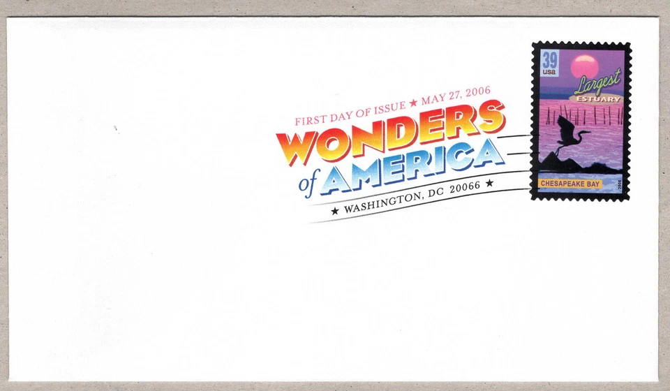 2006 FDC First Day Cover Wonders of America - Chesapeake Bay - Image 1 of 1