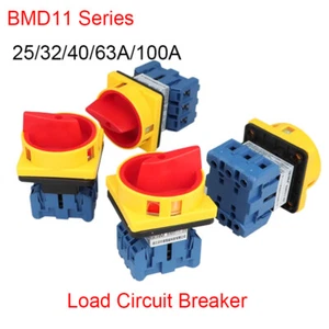 BMD11 25/32/40/63A/100A From BERM Rotating Transfer Load Circuit Breaker Switch - Picture 1 of 8