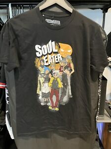Soul Eater T-Shirt Adult Size Small Black Anime Crunchy roll