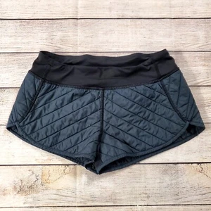 Ivivva Girls Black Quilted Athletic Shorts Size 12 - Picture 1 of 6