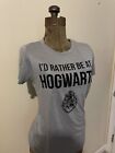 Harry Pitter I?d Rather Be At Hogwarts Shirt never worn Sz L