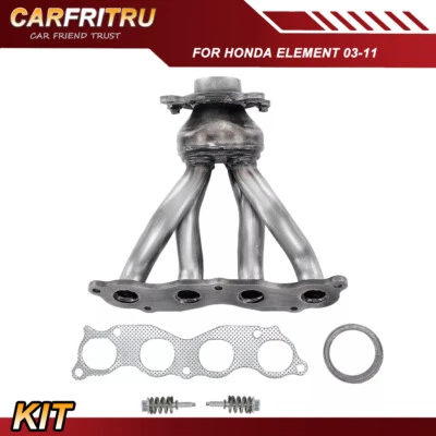 for Honda Element 03-11 18100PZDA00 Engine Exhaust Manifold Kit W/Gaskets& Bolts - Image 1 of 4