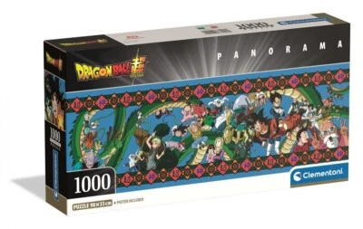 PUZZLE DRAGON BALL 1000 PEZZI PANORAMA CLEMENTONI + POSTER INCLUSO 70X50 CM - Immagine 1 di 2