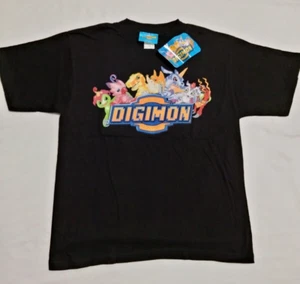 1999 DIGIMON Shirt NEW With Tag KIDS LARGE Agumon RARE Digital Monsters VINTAGE - Picture 1 of 24