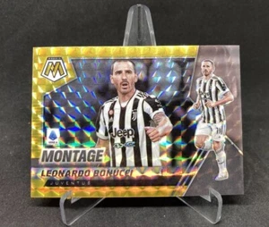 2021-22 Panini Mosaic Serie A Leonardo Bonucci Montage Gold Mosaic Prizm /10 - Bild 1 von 2