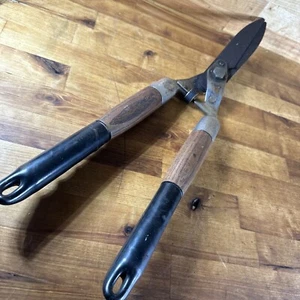 Vintage Craftsman USA 8605 21" Serrated Wood Steel Blade Hedge Clippers Trimmer - Picture 1 of 18