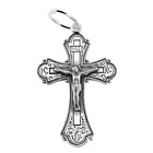 Kreuz  925 Silber Orthodox Kreuzfix, Крест православный серебро Nr. 0078