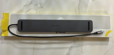 USB C Dock, QUUGE Laptop Stand Docking Station Dual Monitor 4K@30Hz HDMI & VGA - Image 1 of 4