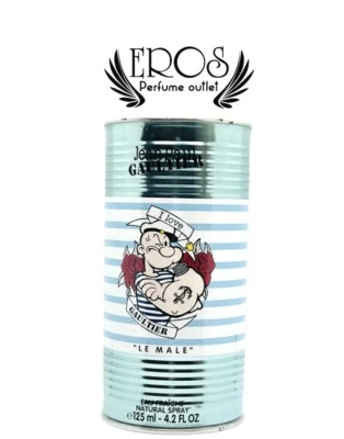 Jean Paul Gaultier Le Male Popeye Eau Fraiche, 4,2 OZ EDT, sellado Foto 1 de 4