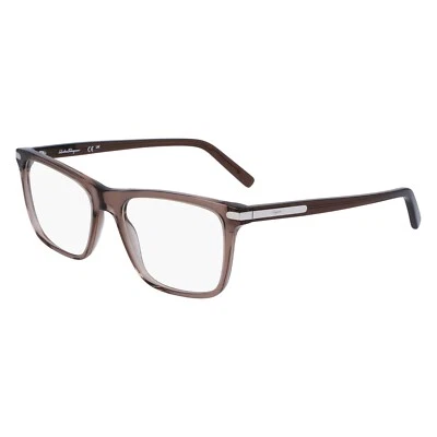 Salvatore Ferragamo Men's Square 55mm Eyeglasses Frames Sand SF2959-278 - Image 1 of 3