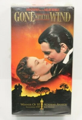 Vintage  GONE WITH THE WIND  (Video, VHS Format) MGM *New Sealed*  Civil War - Image 1 of 4