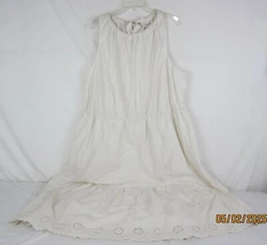 Ava & Viv Maxikleid A-Linie Sommer gefüttert weiß 2X - Bild 1 von 11