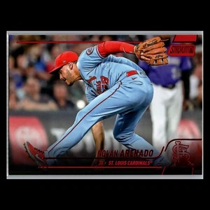 2022 Topps Stadium Club - #110 Nolan Arenado Red Foil - St Louis Cardinals - Picture 1 of 2