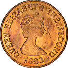 [#749047] Münze, Jersey, Elizabeth II, 2 Pence, 1983, SS+, Bronze, KM:55