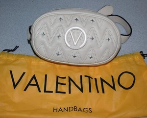 Valentino by Mario Valentino Studded "V" Fanny Pack / Belt Bag In Dust Bag US12 - Picture 1 of 14