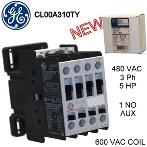 General Electric Magnetschütze, CL00A310TY, 5 HP 600VAC Spule Neu - Bild 1 von 9