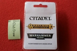 Games Workshop Warhammer 40k Eldar Farseer mit singendem Speer Neu WH40K Finecast - Bild 1 von 3