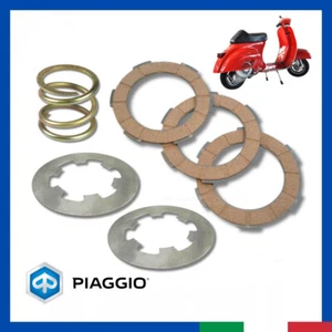 Kit serie 3 dischi frizione acciaio sughero con molla PIAGGIO VESPA 50 SPECIAL - Foto 1 di 6
