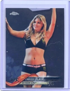 2018 Topps UFC Chrome Base # 45 Chrissy Blair - Octagon Girl - Picture 1 of 3