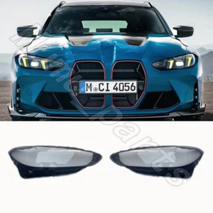 A Pair Headlight Lens Housing+Seal Glue For BMW 4-Series I4 M3 M4 G22 G26 - Picture 1 of 9