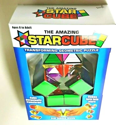 Increíble Cubo Estrella 2 Piezas Transformador Geométrico Puzzle Juego Juguete Nuevas Edades 8 en adelante Foto 1 de 4