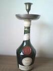 Vintage Dom Benedictine Bottle candle holder liquor Empty french red crest