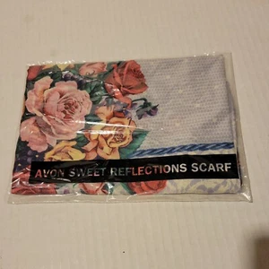 AVON SWEET REFLECTIONS SCARF 100% New ITALY 1993 Vintage Sealed - Picture 1 of 4