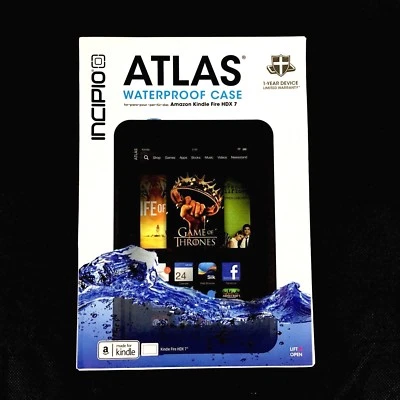 Atlas Waterproof Case for Kindle Fire HDX 7" by Incipio Purple NEW - Image 1 of 3
