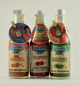 LA ANITA HABANERO Hot Sauce VARIETY PACK - Picture 1 of 5