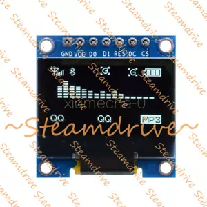 White 3-5V 0.96" SPI Serial 128X64 OLED LCD LED Display Module for Arduino* - Picture 1 of 2