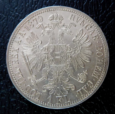 AUSTRIA / FRANZ JOSEPH - SILVER 1 FLORIN 4./ 1879 - Image 1 of 2