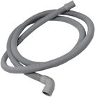 UNIVERSAL WASHER DRYER DRAIN OUTLET HOSE 19 / 22 MM 90 DEGREE 2.5 M