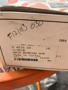 Ford 2000-3600 3Cyl .030 Set cuscinetti principali NOS aftermarket - Foto 1 di 1