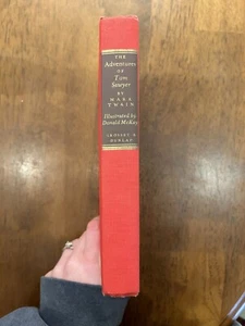 The Adventures of Tom Sawyer, Grosset & Dunlap, 1946 Mark Twain Hardcover - Picture 1 of 11