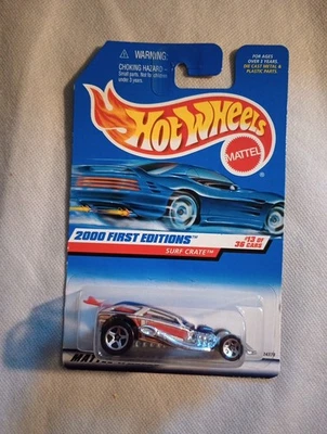 Hot Wheels 2000 Surf Crate #073 primeras ediciones #13 de 36 ruedas Mattel 5SP 24378 Foto 1 de 4