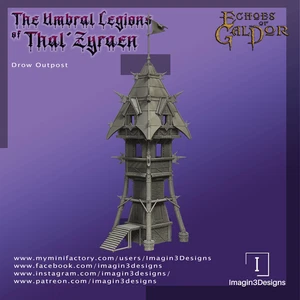 Drow Outpost | Umbral Legions of Thal'Zyraen | Imagin3Designs - Bild 1 von 3