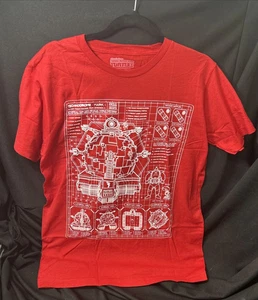 Teenage Mutant Ninja Turtles Technodrome Red  T-Shirt Loot Crate  Small - Picture 1 of 4