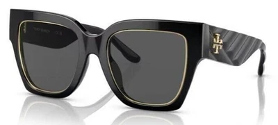 Gafas de sol para mujer TORY BURCH TY7180U 170987 52 mm negras grises oscuras Foto 1 de 4
