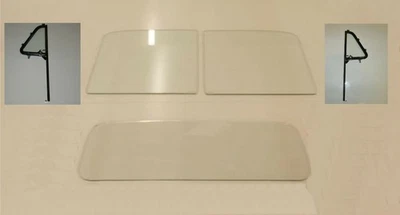 Camioneta Chevy GMC ventilación de vidrio en poste puerta trasera 1951 1952 1953 1954 transparente Foto 1 de 4