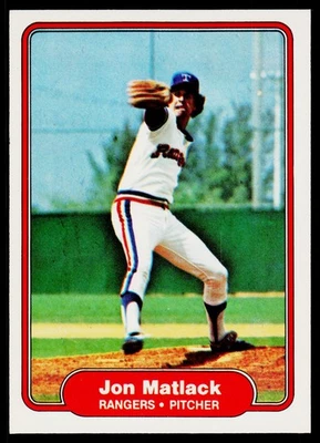 1982 Fleer #323 Jon Matlack - Image 1 of 2