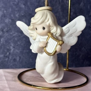 Enesco Precious Moments Joy to the World Xmas Ornaments Angels w horn harp 2181z - Picture 1 of 6