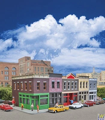 Walthers Cornerstone N Scale Merchant Row I Kit 933-3850