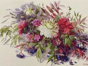 Merejka Autumn Secrets Counted Cross Stitch Kit - Picture 1 of 1