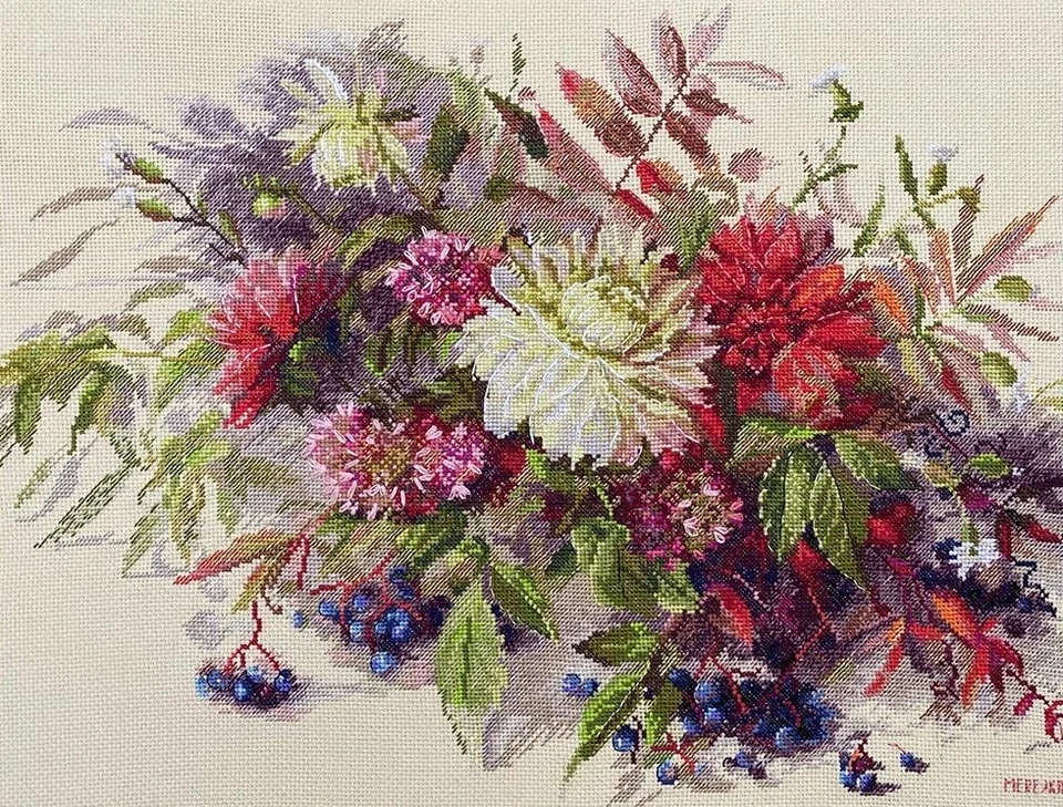 Merejka Autumn Secrets Counted Cross Stitch Kit - Image 1 of 1