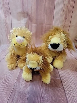 Ganz Webkinz Family LION & LIONESS & Lil Animal Plush Stuffed No Codes - Image 1 of 4